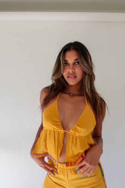 Yellow Mostaza Top